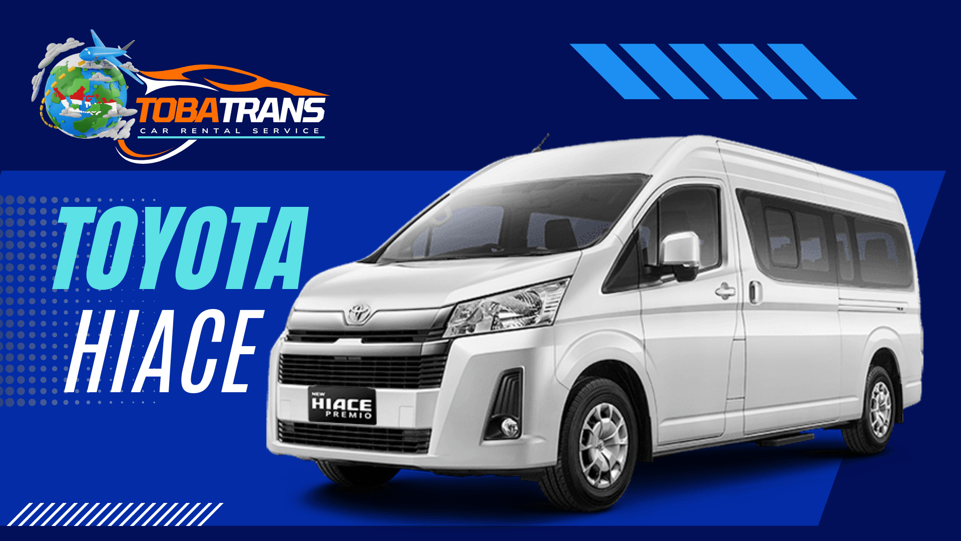 Toyota Hiace rental mobil danau toba