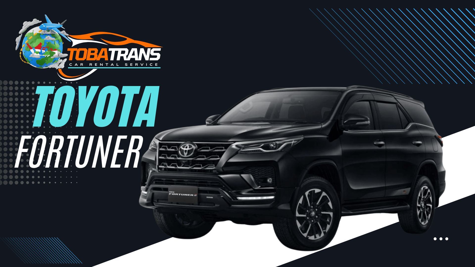 Toyota Fortuner rental mobil danau toba